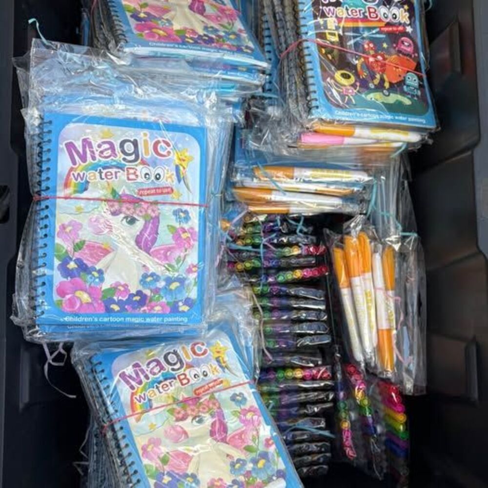 Bulk Kids Coloring Set Magic Water Books and Markers